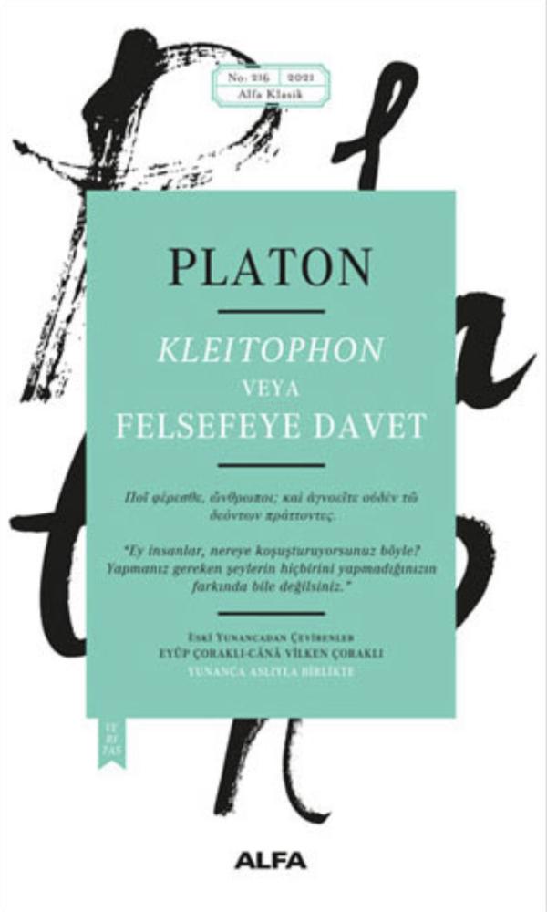 Kleitophon Veya Felsefeye Davet Platon Eflatun 1000Kitap