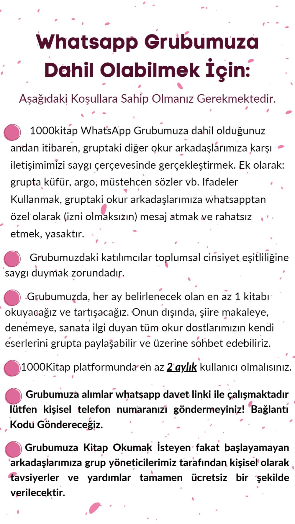 Whatsapp edebiyat grubu - 1000Kitap