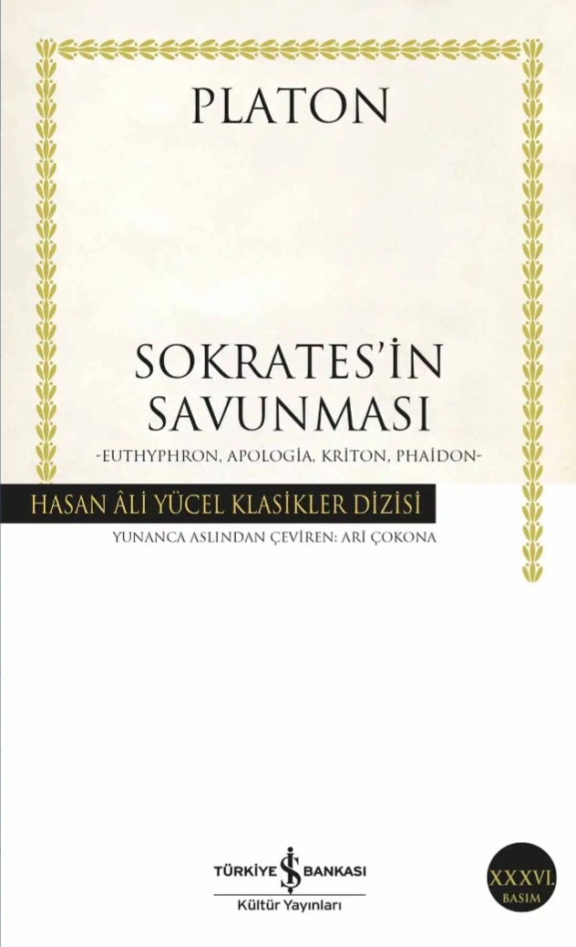 Sokrates'in Savunması kapağı