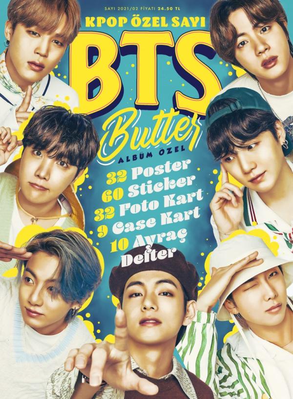 Kpop Özel Sayı BTS Butter - İnnomag Past & Future Dergileri
