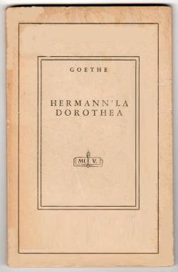 Hermann'la Dorothea - Johann Wolfgang Von Goethe - 1000Kitap