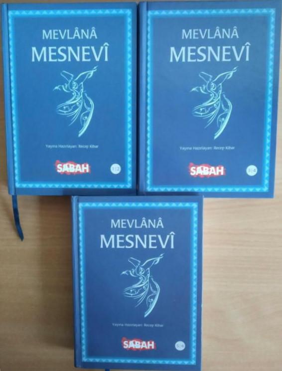 mesnevi 3 cilt 6 kitap mevlana celaleddin i rumi 1000kitap