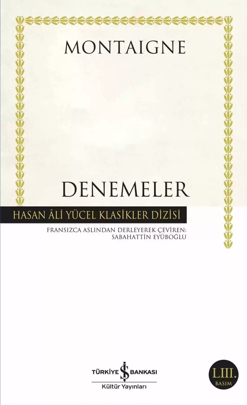 Denemeler kapağı