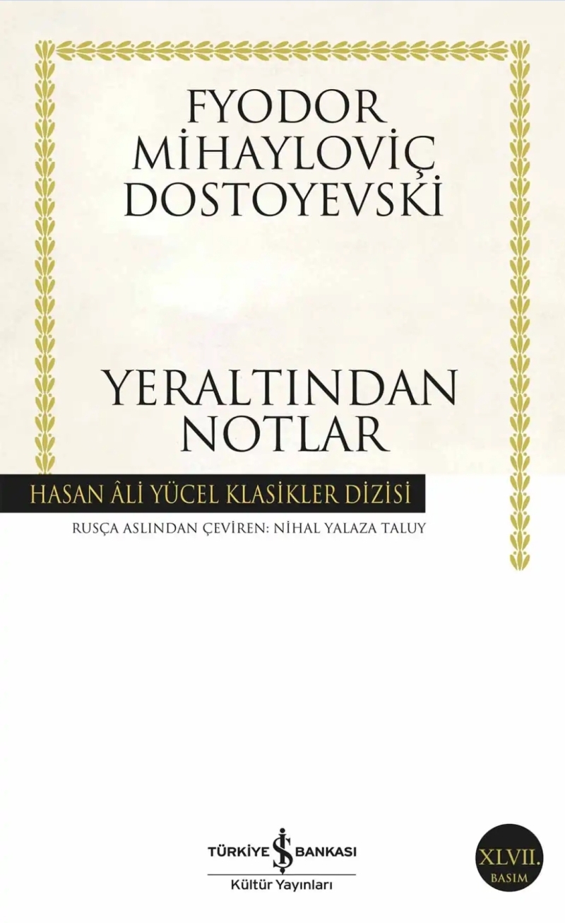 Yeraltından Notlar kapağı
